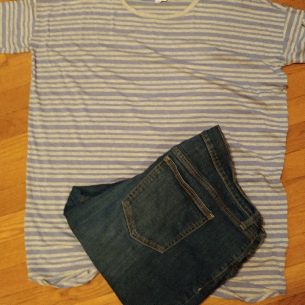 💚Lularoe Irma small brand new with tags stripes